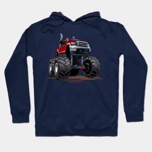 cartoon monster truck Hoodie